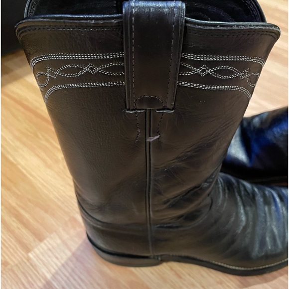 Mens Justin Brand Genuine Exotic smooth Ostrich Roper Boots. Style 3342 - Picture 6 of 12